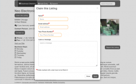 Contact Form Field for SobiPro component - claim a listing