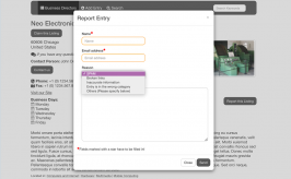 Contact Form Field for SobiPro component - report a listing