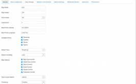 SP-GeoMap Module for SobiPro - Configuration - Tab 'Map Settings'