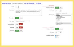 Download Field for SobiPro component  - Fields Manager: Entry Input Field Settings screenshot