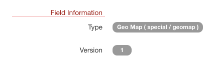 General Field Settings - Field Information screenshot