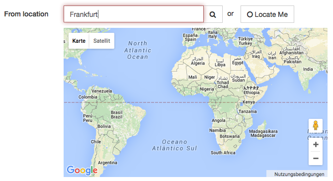 Google Search without Autocomplete function screenshot