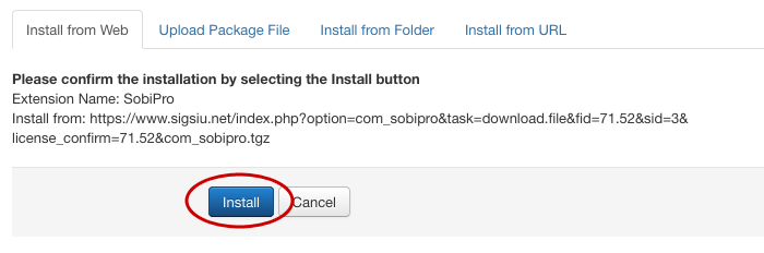 SobiPro details page on Joomla Extensions Directory screenshot