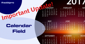 Important Update of Calendar Field! Important Update of Calendar Field!