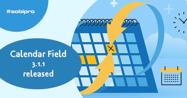 Calendar Field 3.1.1 released