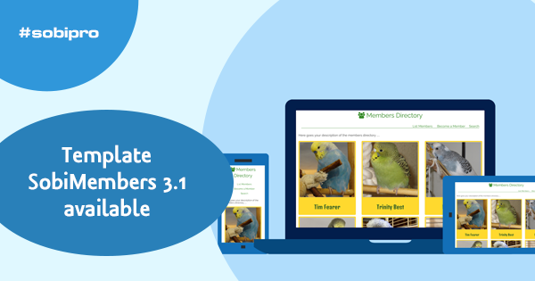 SobiMembers Template 3.1 available