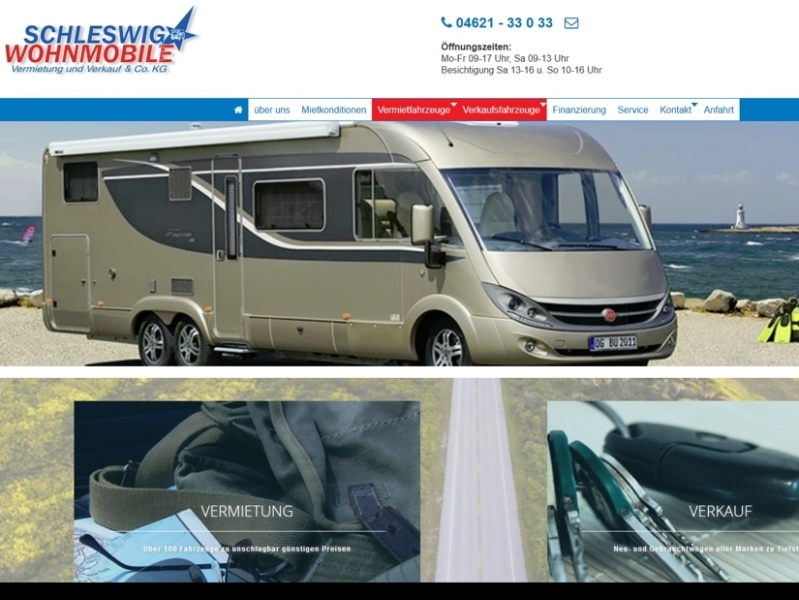 SobiPro Showcase: Schleswig Wohnmobile